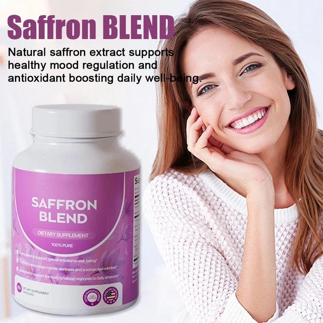 SAFFRON BLEND SUPPLEMENT Saffron, Supports Mood, Focus & Clarity N E