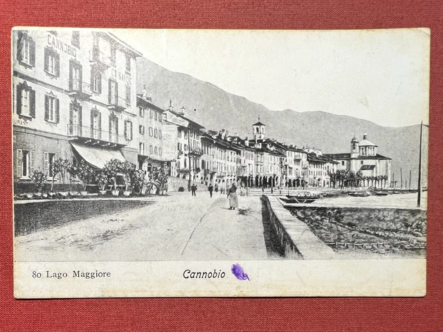 Cartolina - Cannobio - Lago Maggiore - 1907
