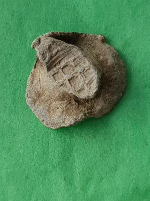 Very rare Post Medieval official stamp lead seal. Please read description. L26j