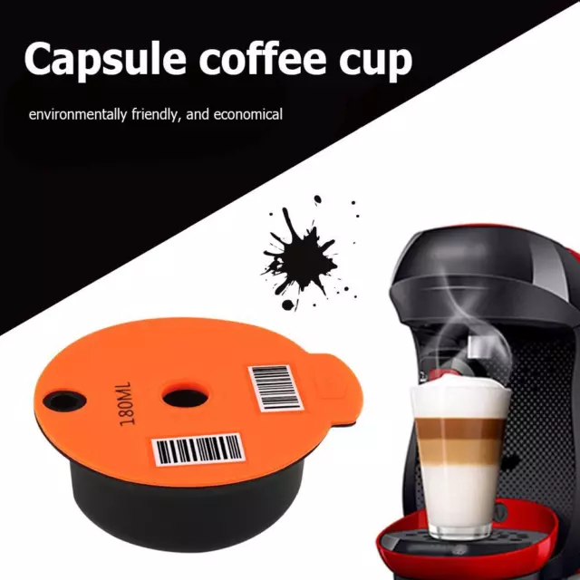 Coffee Capsule Cup Filter Pod + Spoon Brush for Bosch-s Tassimoo (180ml) #F