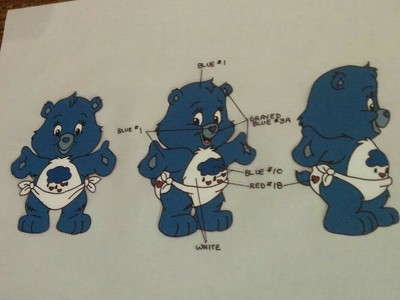 care bears hand fan