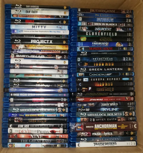50+ Titles Available BLU-RAY Movies  mix and match bundle and save
