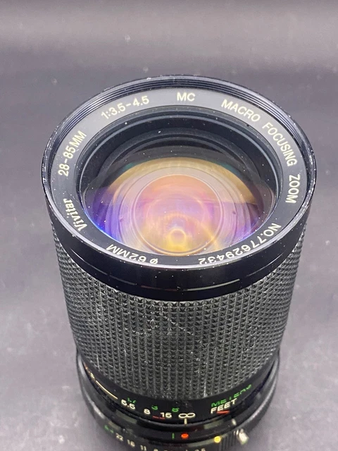 Vivitar 28-85mm f3.5-4.5 Manual Focus Pentax PK-A Fit  (77629432)