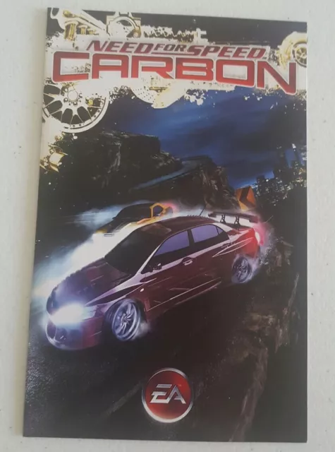 PS2 Need for Speed - Carbon -  Original Manual Only - Does not include Disk