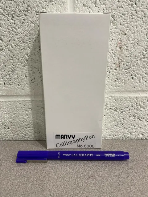 Marvy Calligraphy Pen 5.0 VIOLET No.6000 Box Of 12