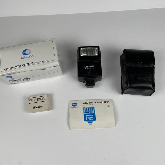 Konica Minolta Auto Electroflash 200X Shoe Mount Flash Konica Minolta - READ