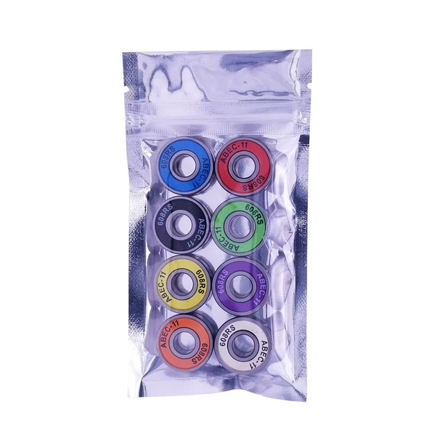 Roulement 608-2RS 8Pcs 8x22x7mm Roulements à Billes Roulement Chrome Acier