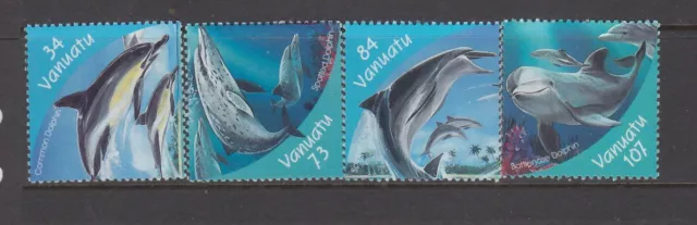 Vanuatu - Dolphins Issue (Set MNH) 2000 (CV $9)