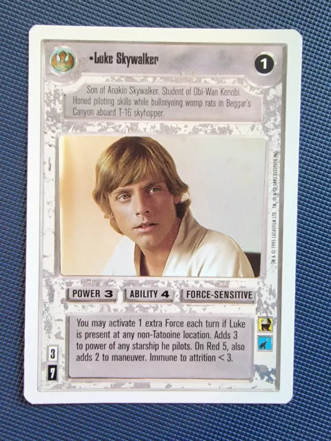 Star Wars CCG - Premiere - Unlimited - WB - Light Side - You Pick The Card