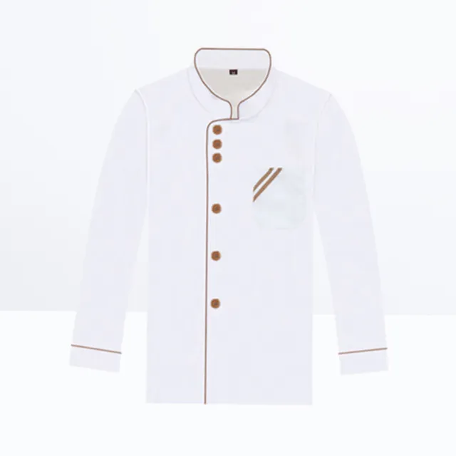 Sleeve Chef Jacket Hotel Costume Work Clothes Vintage Men Women Women's