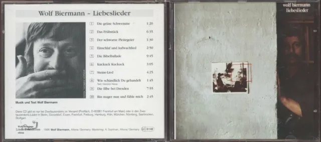CD Wolf Biermann - Liebeslieder