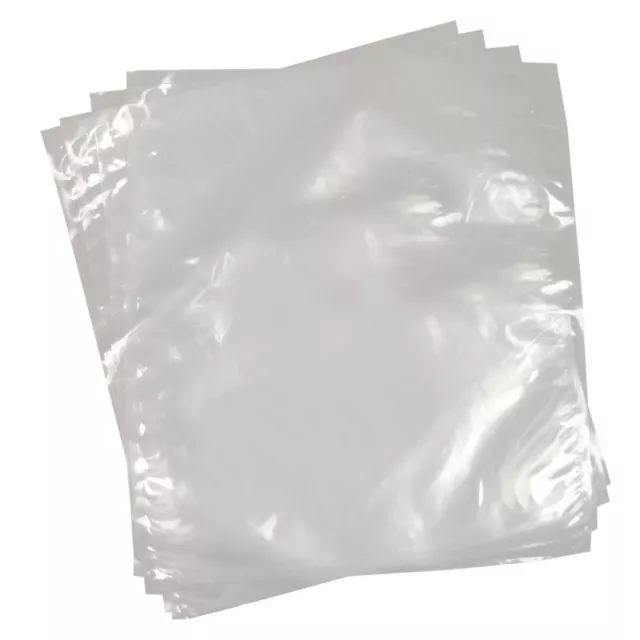 100 Clear Polythene Plastic Bags 10" x 12" Open Top  250x300mm Craft  Light Duty