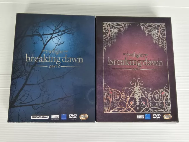 The Twilight Saga Breaking Dawn Parts 1 & 2 DVD Limited Edition Region 4