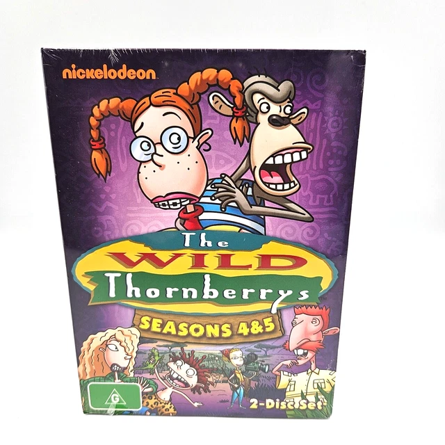 THE WILD THORNBERRYS Season 4-5 DVD 2 Disc Region 4 Free Post
