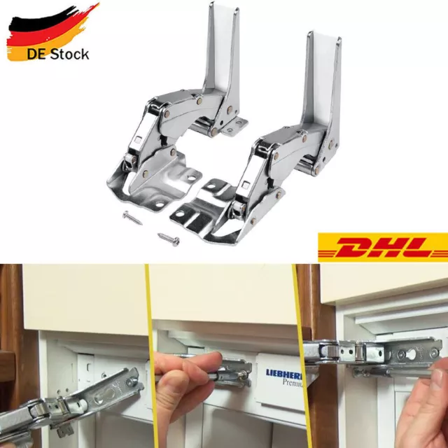 2X Scharnier Türscharnier Set geeignet für Hettich 2FV25 2165 41,5 3306 5.0 3702