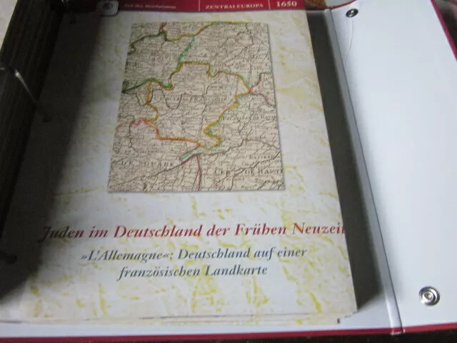 Dtsch.Geschichte Historische Karten 1650 Juden in Deutschland in früher Neuzeit
