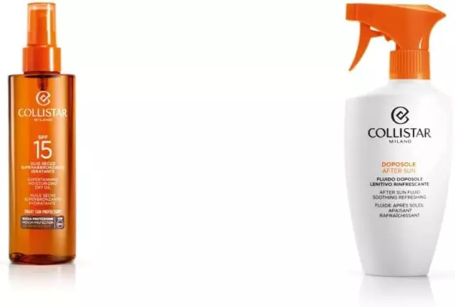 Collistar Olio Secco Superabbronzante Idratante SPF 15, Olio Spray per Viso & Fl 2