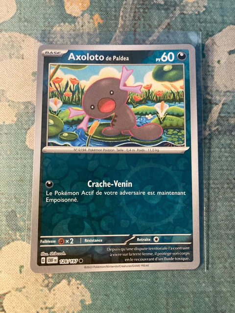 Axoloto de Paldea - Reverse 127/197 - Ecarlate et Violet Flammes Obsidiennes - Fantasy Sphere Axoloto de Paldea - Reverse 127/197 - Ecarlate et Violet Flammes Obsidiennes - Fantasy Sphere