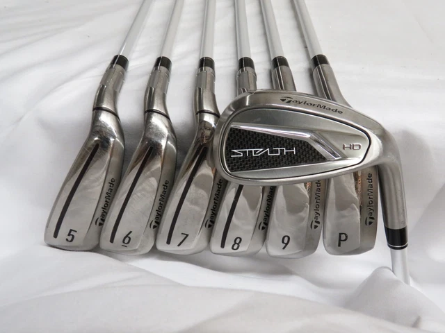 Used TaylorMade Stealth HD Iron Set 5-AW Aldila Ascent 45L Ladies Flex Graphite
