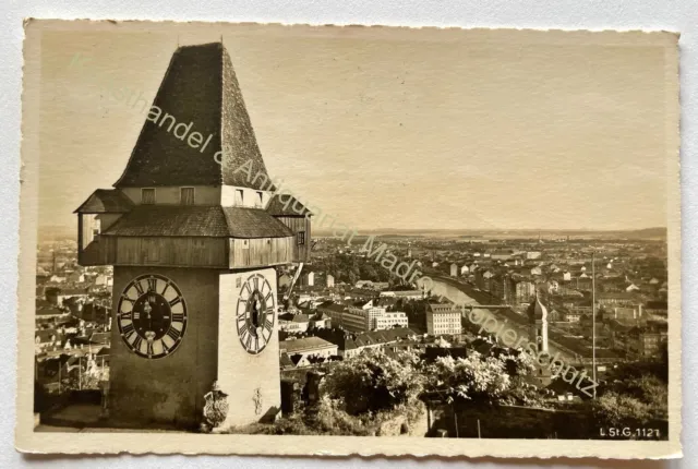 AK Graz Steiermark Uhrturm 1940 Feldpost
