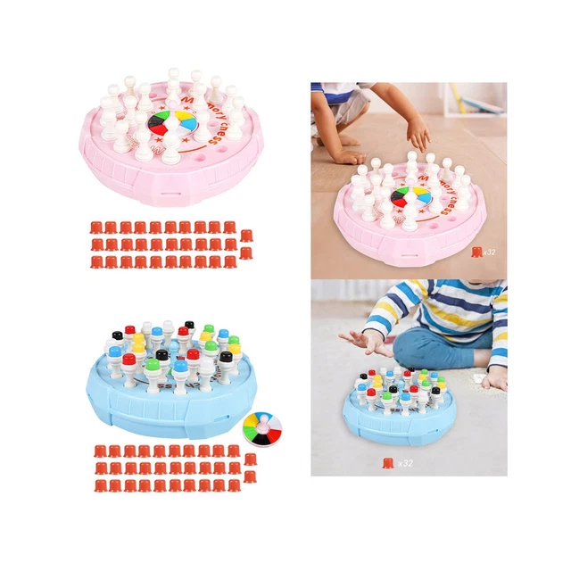 2 in 1 Chess Board Game Educational Interactive Logical Montessori Toys