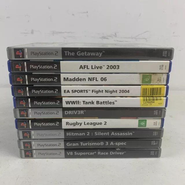 PlayStation 2 PS2 Video Game Bundle Lot x10 PAL Free Tracked Postage