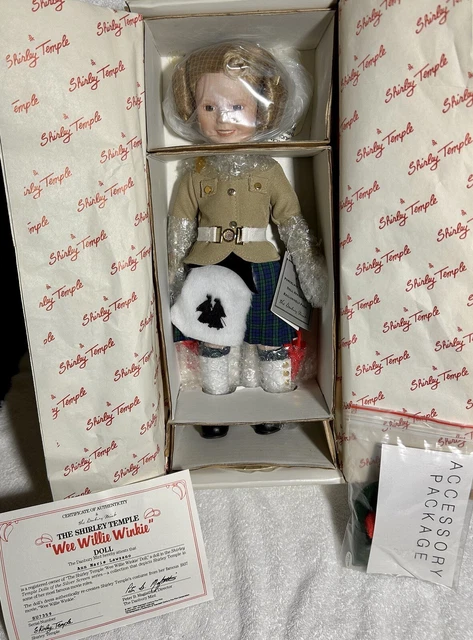 Danbury Mint Shirley Temple Dolls of the Silver Screen-Wee Willie Winkie NIB 3