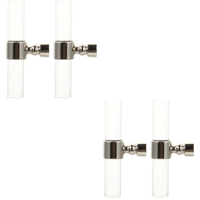 4 Pcs Acrylic Handle Cabinet Door Knobs Drawer Handles Kitchen