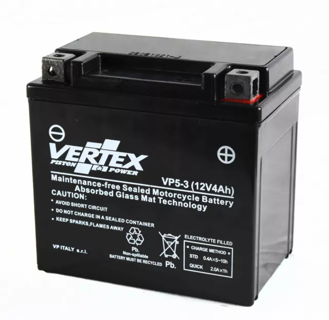 Vertex Battery For Beta RR 300 2T Enduro 2016