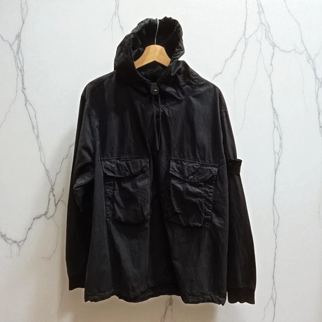 stone  ghost piece smock 19ss　XL Stone Island 2019 Beige Ghost Piece Cotton Resin Smock - XL