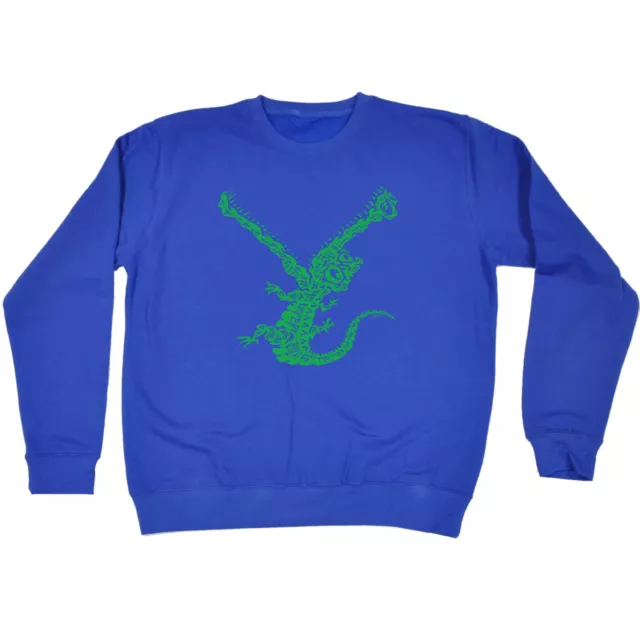 Crocodile Bite - Mens Womens Novelty Funny Top Sweatshirts Jumper Sweatshirt