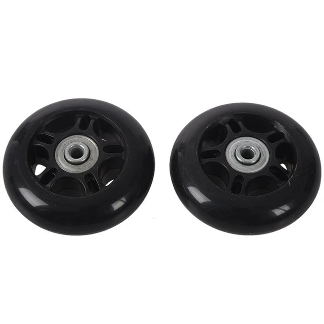 1X(2set 64X18mm Luggage Suitcase / Inline Outdoor Skate Replacement Wheels Blaf