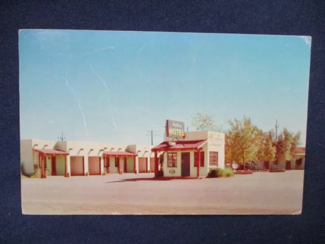 1954 Holbrook Arizona Western Motel Route 66 Postcard