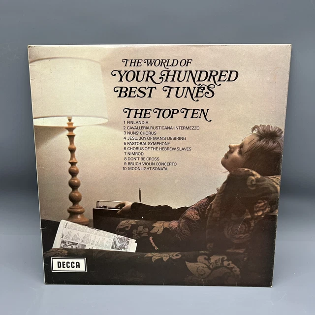 THE WORLD OF Your Hundred Best Tunes The Top Ten Vinyl Record Music £1.