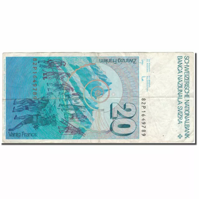 [#806012] Banknote, Switzerland, 20 Franken, 1983, 1983, KM:55e, EF(40-45) 2