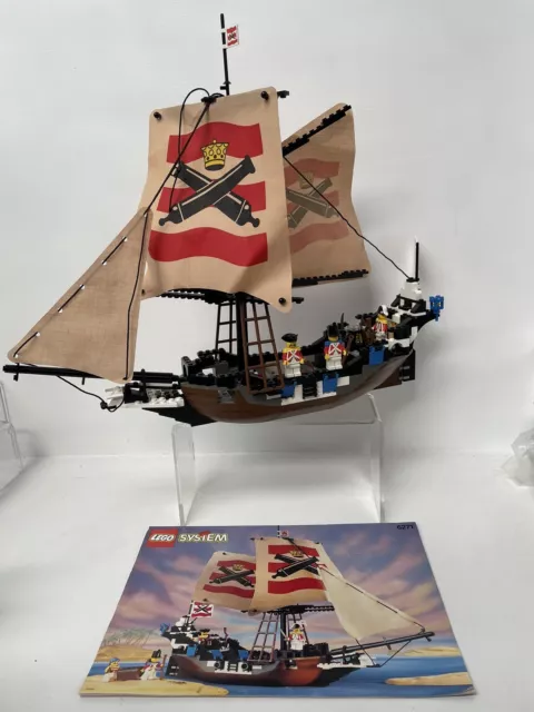 LEGO System Pirates Imperial vintage retrò anni '90 ammiraglia e istruzioni (6271)