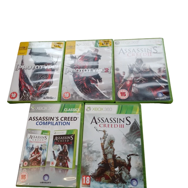 Xbox 360 Games X5 Job Lot Bundle