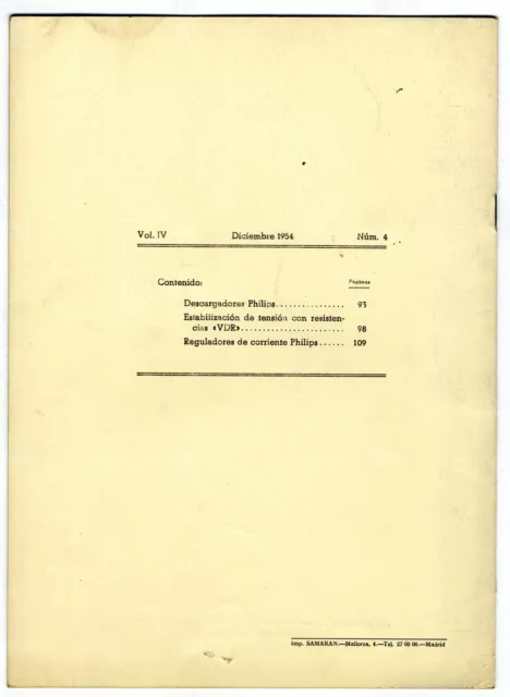 Miniwatt - Boletin De Informaciones Electronicas Vol-4 - Nº-4   -  1954 2