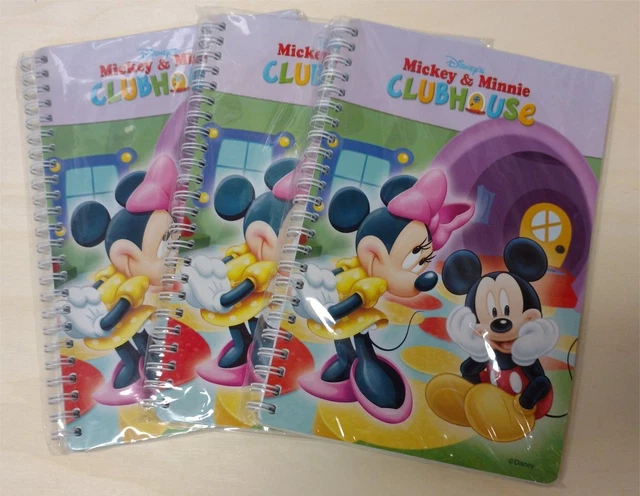 Wholesale Lot 3 Disney Mickey Mouse Paper Notebook Journal Diary Scrapbook Lined