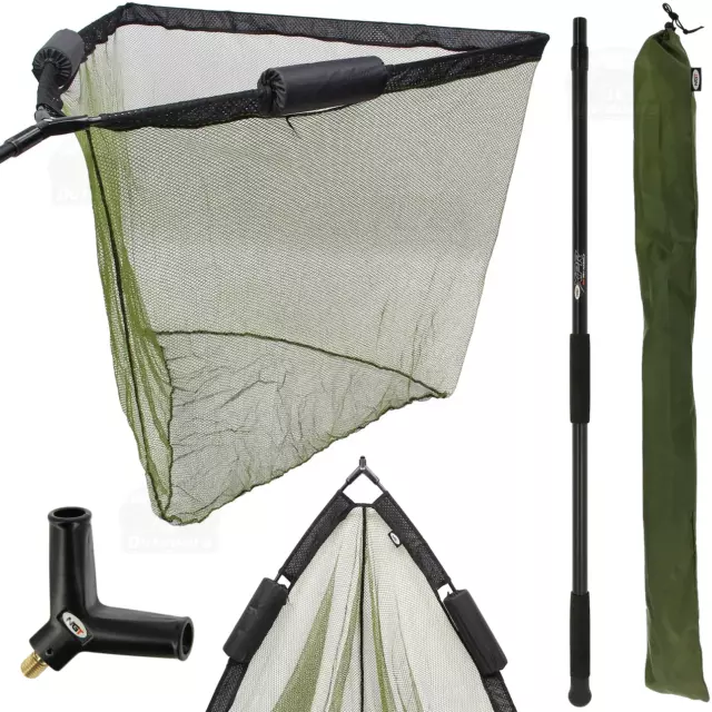 NGT 42" Inch Landing Net With Dual Floats Carp Fishing Metal V block + 2m Handle