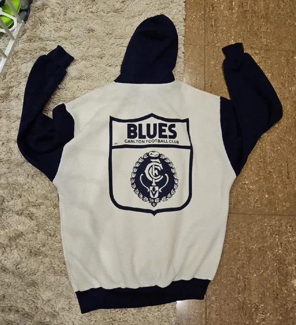 RARE 1980'S CARLTON Blues Hoodie Jumper - AFL / VFL Footbal UnWorn $200.00 - PicClick AU