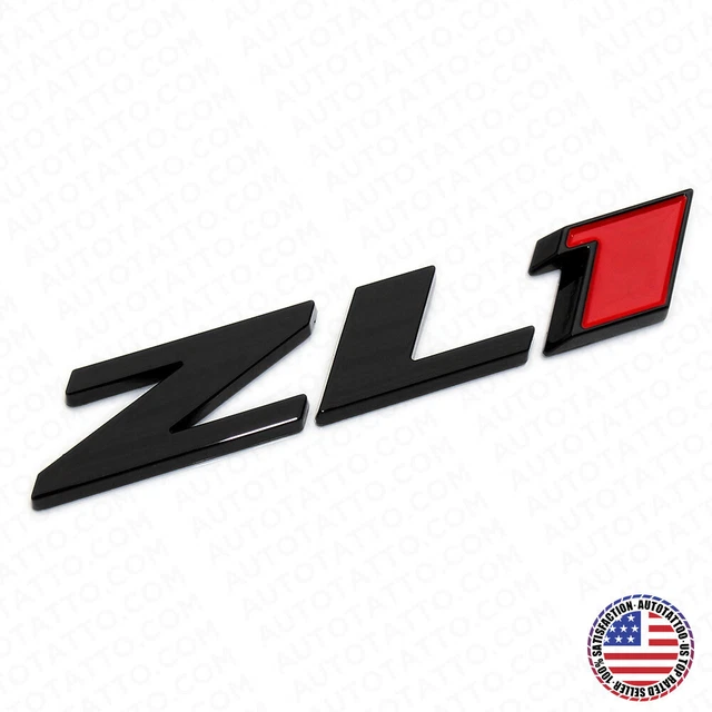 ZL1 Trunk Badge Emblem - Brand New Rear Hood Nameplate Sticker For Chevy 3 thumbnail image