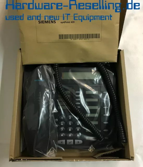Siemens Telefon 420 optiPoint Standard mangan VOIP PoE NEU OVP L30250-F600-A734