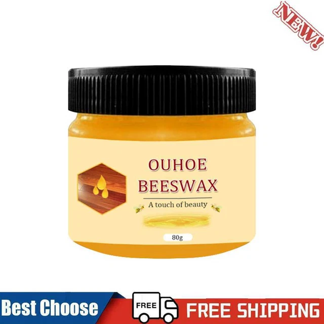 Esmalte de muebles cera de abejas pura resistente al desgaste piso agente reacondicionado (80 g)