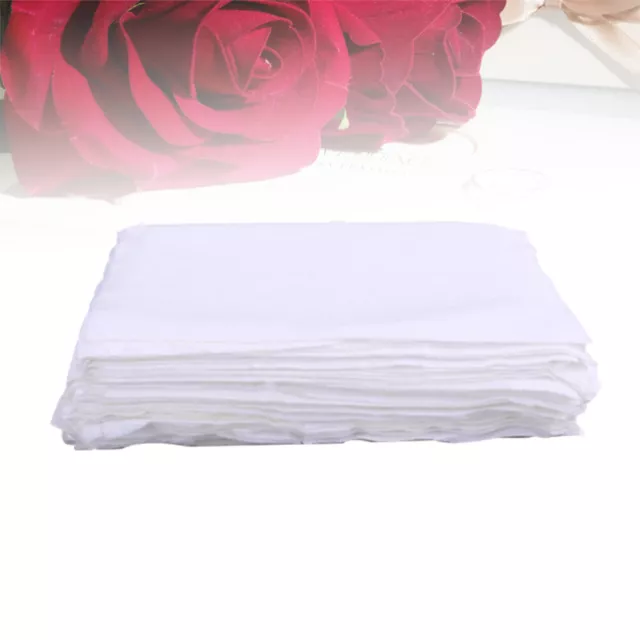 100 PCS WHITE Anti Dust Cloth Microfiber Cleaning Cloths Ultra-fine ...