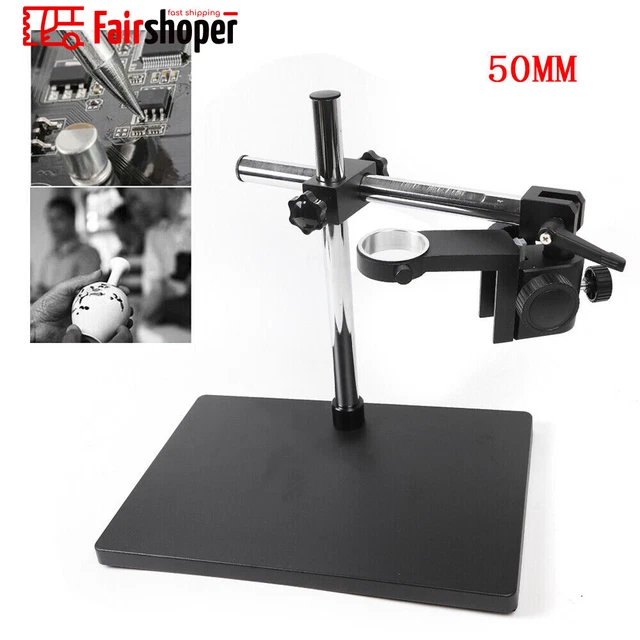thumbnail image 2 of Heavy Duty Microscope Arm Stand 360°Flexibility With Clamp And Limit Ring Versatile And Sturdy Boom For Lab And Industrial Use Universal Telescopic 2 of 14