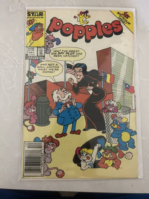 Popples Issue #1 Marvel Star Comics 1986 Comic Book