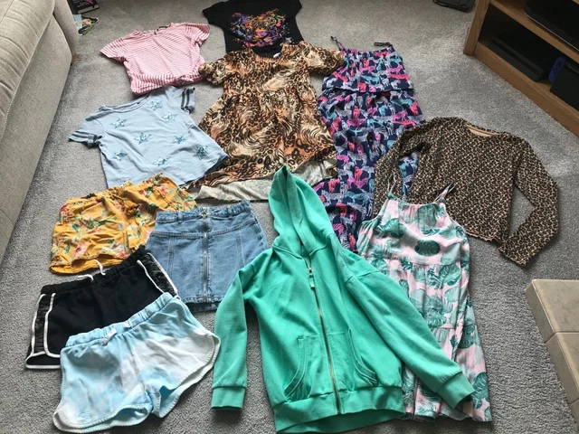 Girl's Large Clothing Bundle -Next, M&S, Blue Zoo etc.. - Age 10-11 Years