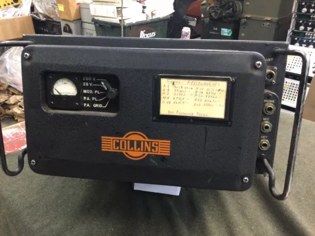 Military Radio Collins Aircraft 618s-1a Hf Transceiver 2-25mhz