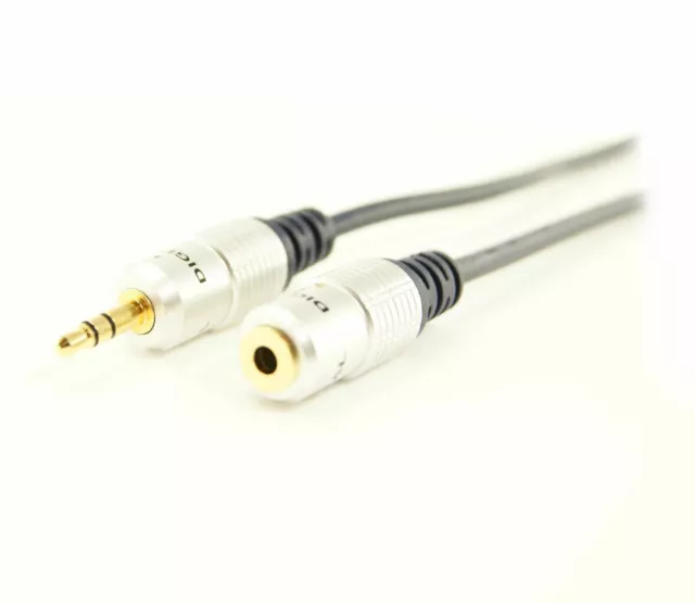 5M Metre 3.5mm Stereo Jack Headphone Extension Cable Aux Audio Lead OFC GOLD